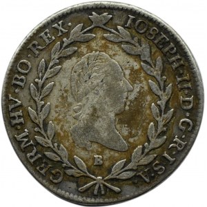 Austria, Józef II, 20 Krajcarów 1785 B, Kremnica