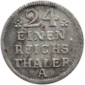 Niemcy, Prusy, Fryderyk II Wielki, 1/24 talara 1752 A, Berlin