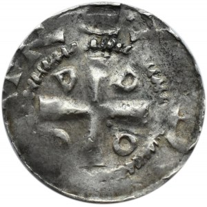 Niemcy, Otto III (983-1002),denar typu OAP, kapliczka