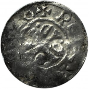 Niemcy, Otto III (983-1002),denar typu OAP, kapliczka