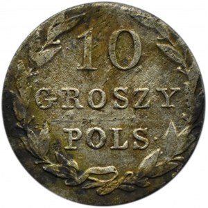 Mikołaj I, 10 groszy 1830 KG, Warszawa (R1)