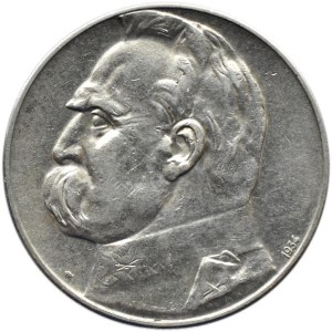 Polska, II RP, Józef Piłsudski, 5 złotych 1934 orzeł strzelecki, Warszawa