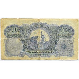 Palestyna, 10 funtów 1929, seria A - PO RAZ PIERWSZY NA AUKCJI W POLSCE