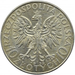 Polska, II RP, Głowa Kobiety, 10 złotych 1933, Warszawa