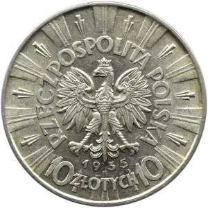 Polska, II RP, Józef Piłsudski 10 złotych 1935, Warszawa