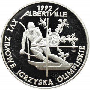 Polska, III RP, 200000 złotych 1991, Igrzyska Albertville 1992
