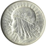 Polska, II RP, Głowa Kobiety, 5 złotych 1933, Warszawa, GCN MS60