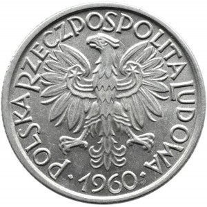 Polska, PRL, Jagody, 2 złote 1960, Warszawa, piękne