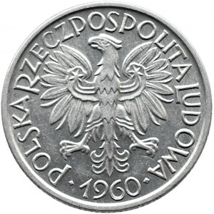 Polska, PRL, Jagody, 2 złote 1960, Warszawa, piękne