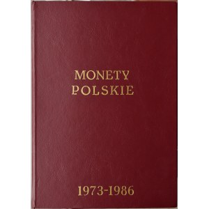 Polska, PRL, pełen klaser 1973-1986, wszystkie monety, Warszawa