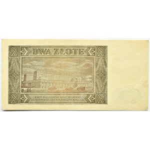 Polska, RP, 2 złote 1948, seria BH, UNC-