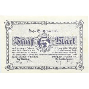 Görlitz, Zgorzelec, lot 8 notgeldów , 10 pfennig - 5 marek 1917-1923