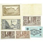 Görlitz, Zgorzelec, lot 8 notgeldów , 10 pfennig - 5 marek 1917-1923