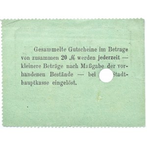Bromberg, Bydgoszcz, Gutschein 50 pfennig 1914, numer 23999, UNC