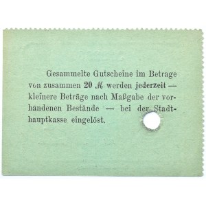 Bromberg, Bydgoszcz, Gutschein 50 pfennig 1914, numer 23985, UNC