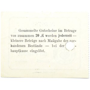 Bromberg, Bydgoszcz, Gutschein 1 marka 1914, numer 36761