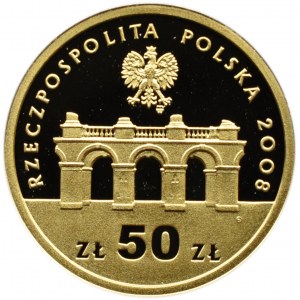 Polska, III RP, 50 złotych 2008, Niepodległość, Warszawa, UNC