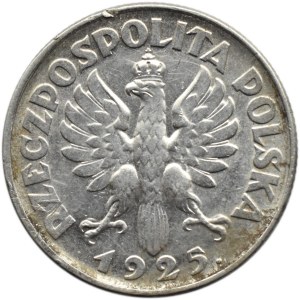 Polska, II RP, Kłosy, 1 złoty 1925, Londyn