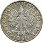 Polska, II RP, Żaglówka, 2 złote 1936, Warszawa