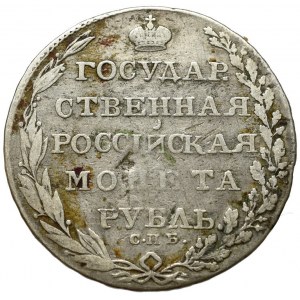 Rosja, Aleksander I, 1 rubel 1803 FG, Petersburg (R)