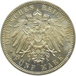 Niemcy, Prusy, Wilhelm II, 5 marek 1901 A, Berlin, UNC