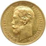 Rosja, Mikołaj II, 5 rubli 1902 AP, Petersburg