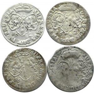 Niemcy, Prusy, Fryderyk II Wielki, lot szóstaków 1680-83 HS