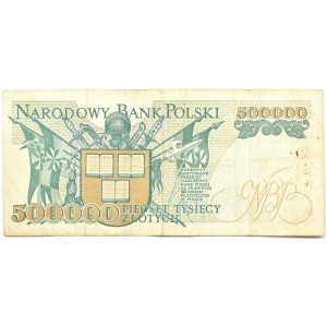 Polska, III RP, 500000 złotych 1993, seria B, Warszawa