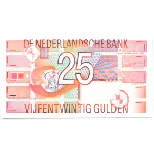 Holandia, 25 guldenów 1989, Amsterdam, UNC