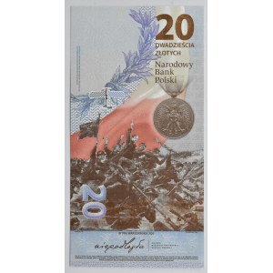 Polska, 100-lecie Bitwy Warszawskiej, 20 złotych 2020, Warszawa, UNC