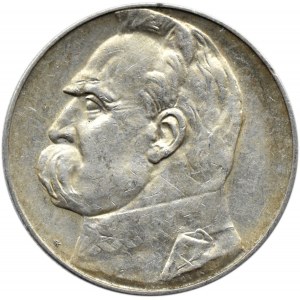 Polska, II RP, Józef Piłsudski, 5 złotych 1938, Warszawa