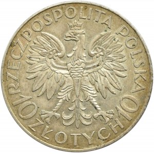 Polska, II RP, Romuald Traugutt, 10 złotych 1933, Warszawa, bardzo ładny