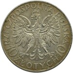 Polska, II RP, Romuald Traugutt, 10 złotych 1933, Warszawa, bardzo ładny