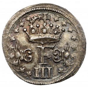 Austria, Ferdynand III, Żeton koronacyjny 1636 (ø19mm) - na Świętego Cesarza Rzymskiego