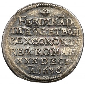 Österreich, Ferdinand III., Krönungsjeton 1636 (ø19mm) - zum römisch-deutschen Kaiser