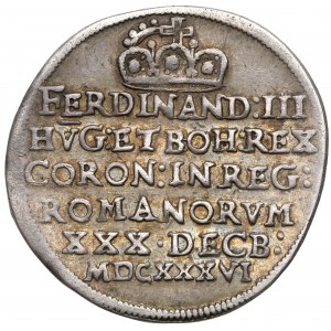 Austria, Ferdynand III, Żeton koronacyjny 1636 (ø23mm) - na Świętego Cesarza Rzymskiego