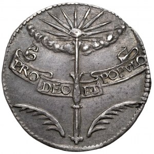 Österreich, Ferdinand IV., Krönungsjeton 1653 (ø18mm) - zum römisch-deutschen Kaiser