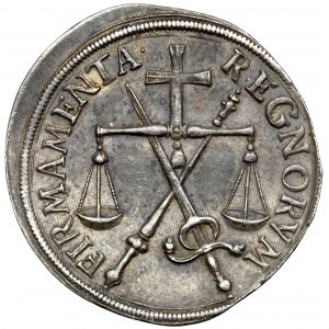 Austria, Ferdynand III, Żeton koronacyjny 1636 (ø27mm) - na Świętego Cesarza Rzymskiego