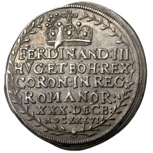 Austria, Ferdynand III, Żeton koronacyjny 1636 (ø27mm) - na Świętego Cesarza Rzymskiego