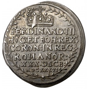 Österreich, Ferdinand III., Krönungsjeton 1636 (ø27mm) - zum römisch-deutschen Kaiser