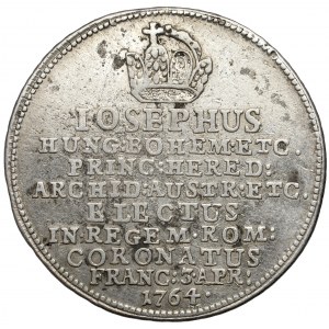 Österreich, Joseph II., Krönungsjeton 1764 (ø25mm) - zum römisch-deutschen Kaiser