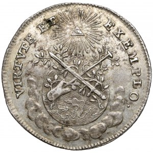 Austria, Józef II, Żeton koronacyjny 1764 (ø21mm) - na Świętego Cesarza Rzymskiego