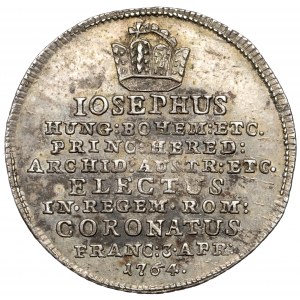 Austria, Józef II, Żeton koronacyjny 1764 (ø21mm) - na Świętego Cesarza Rzymskiego