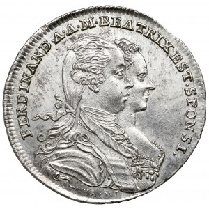 Austria, Maria Teresa, Żeton 1771 - ślub syna Ferdynanda