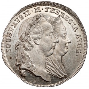 Österreich, Jospeh II und Maria Theresia, Jeton 1773 - Homage in Galicia and Lodomeria