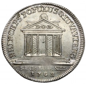 Österreich, Hieronymus von Colloredo, Jeton 1782 (ø21mm) - auf das 1200 Jahre Stiftsjubiläum