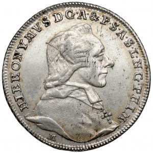 Austria, Hieronymus von Colloredo, Żeton 1782 (ø25mm) - 1200-lecie Salzburga