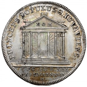Austria, Hieronymus von Colloredo, Żeton 1782 (ø25mm) - 1200-lecie Salzburga