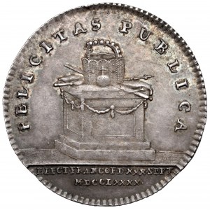 Austria, Leopold II, Żeton koronacyjny 1790 (ø22mm) - wybór na Cesarza