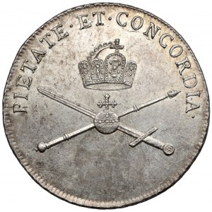 Austria, Leopold II, Żeton koronacyjny 1790 (ø25mm) - koronacja na Cesarza